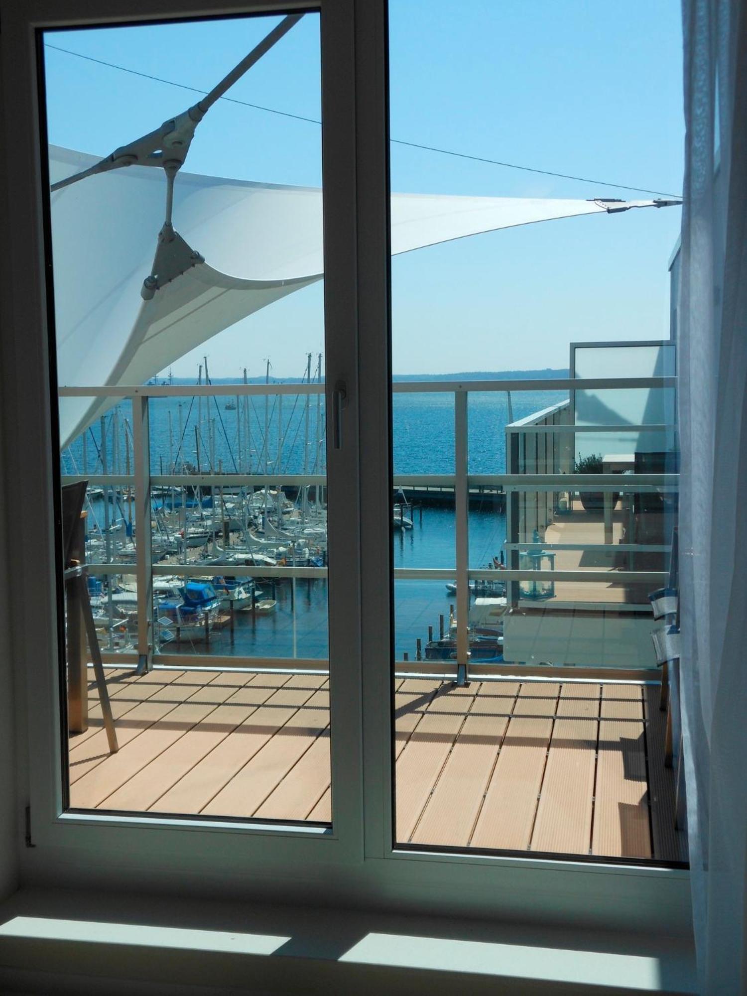 Apartment 42 "Segler", Mit Sauna, Blickrichtung Offene See Eckernfoerde Luaran gambar