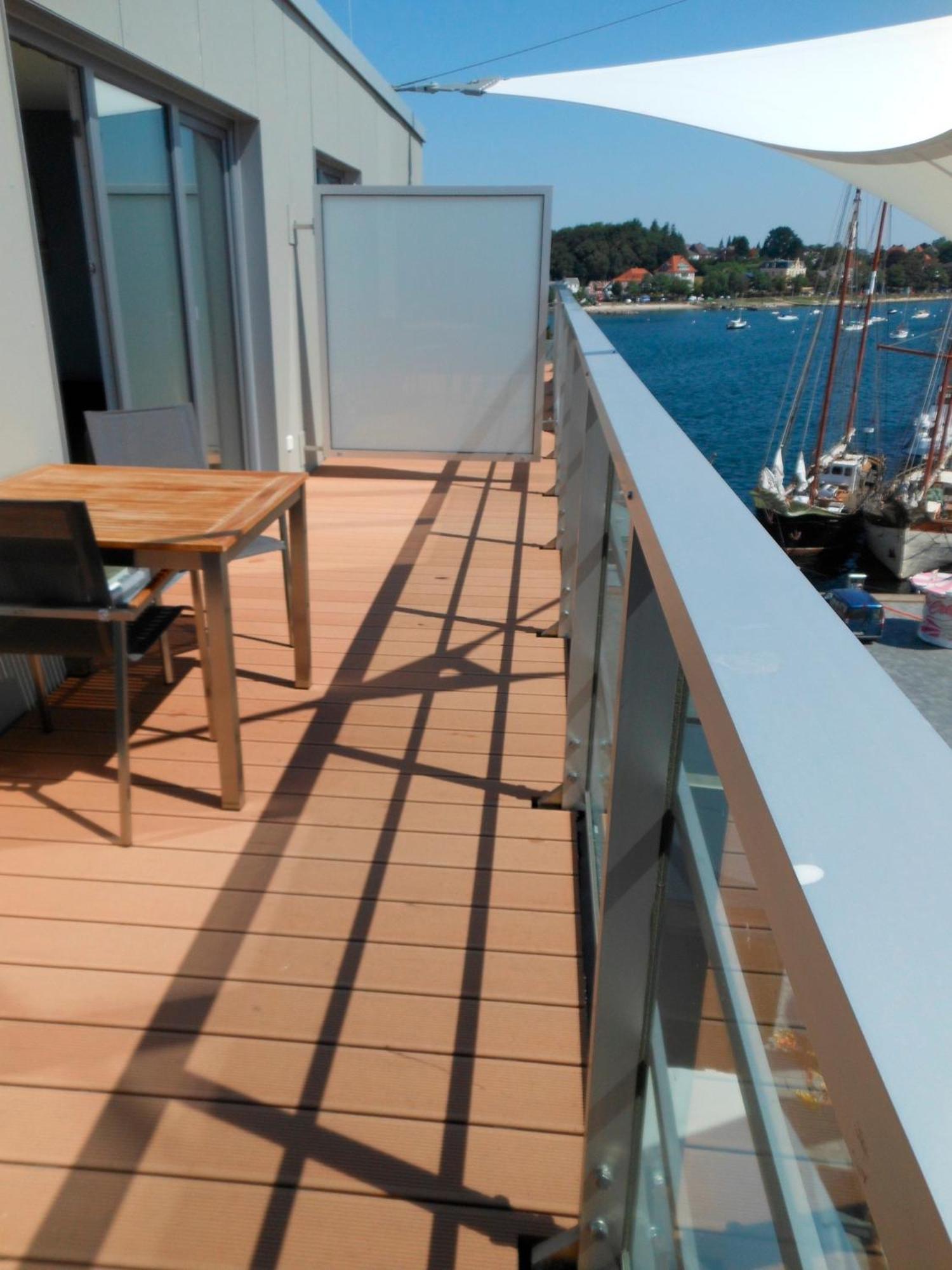 Apartment 42 "Segler", Mit Sauna, Blickrichtung Offene See Eckernfoerde Luaran gambar